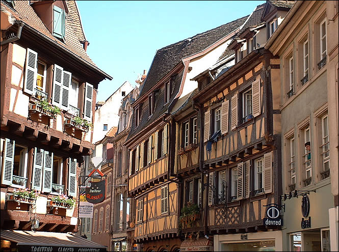 La rue des Boulangers à Colmar