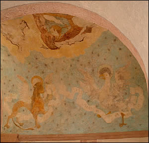 Fresques de la chapelle Sainte Marguerite