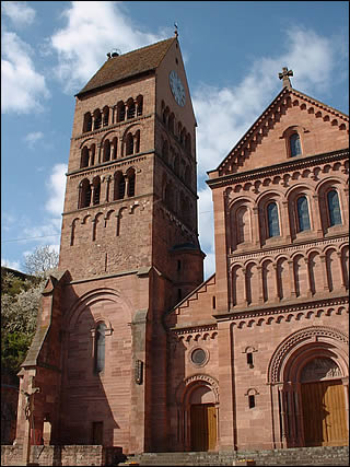 L'église Saint Pantaléon de Gueberschwihr