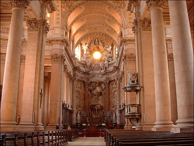 Vue intérieure de l'église Notre Dame de Guebwiller