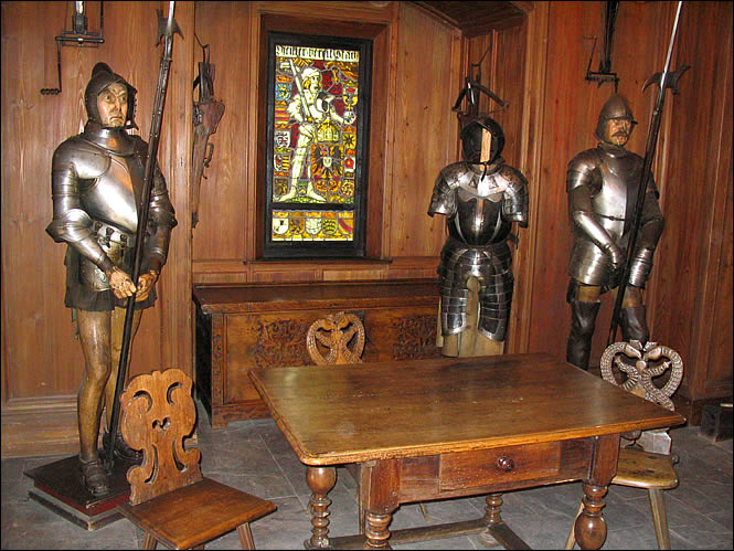 Armes et armures au château du Haut Koenigsbourg