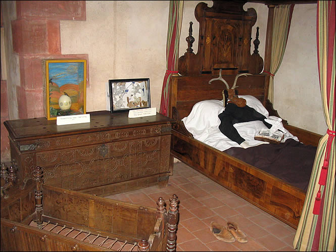Chambre à coucher du château du Haut Koenigsbourg
