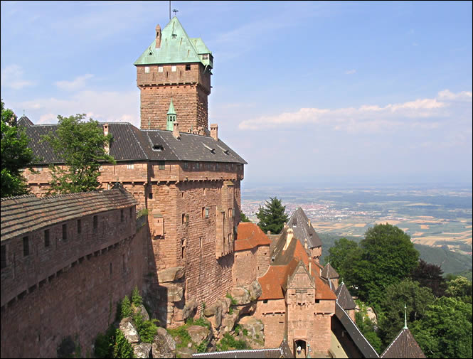 Vue du château du Haut Koenigsbourg