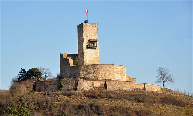 Le château du Wineck à Katzenthal