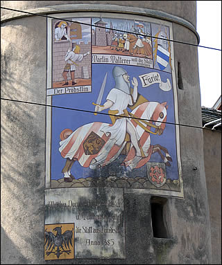 Fresque de la tour du Bollwerk