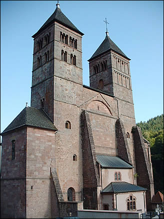 Arrière de l'abbaye de Murbach