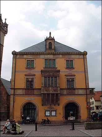 L'hôtel de ville d'Obernai