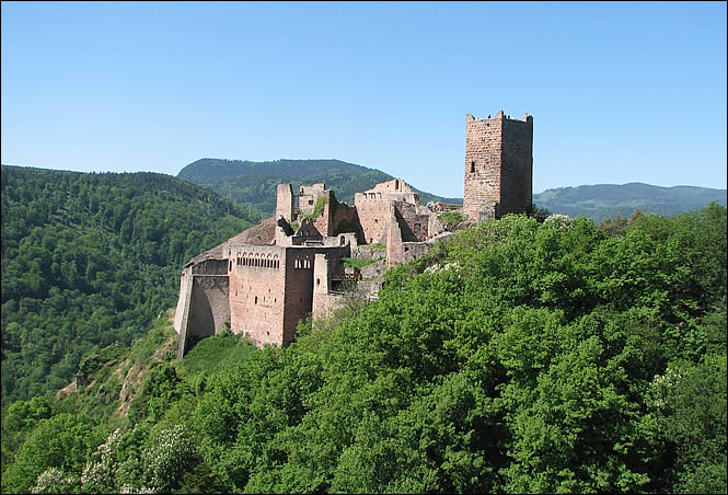 Le château Saint Ulrich de Ribeauvillé