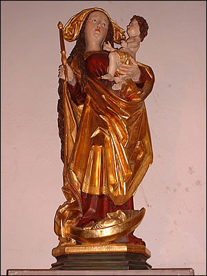 La Vierge à l'enfant de Dusenbach à Ribeauvillé