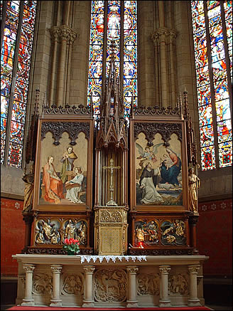 L'autel de Notre Dame de l'Assomption de Rouffach