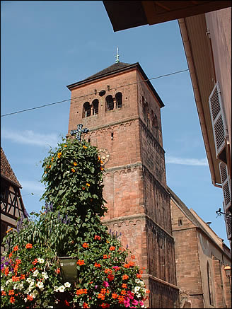 La tour porche de l'église Notre Dame de Saverne