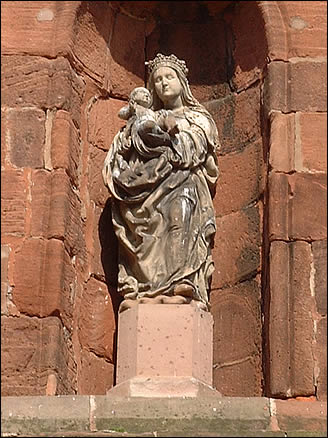 Statue de la Vierge à Saverne