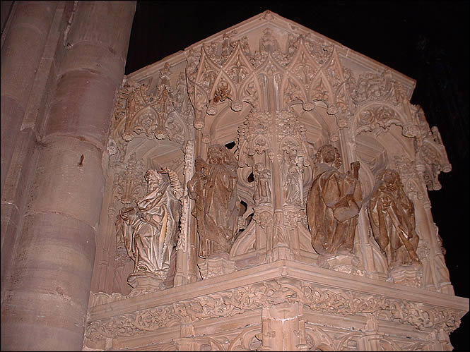 La chaire de la cathédrale de Strasbourg