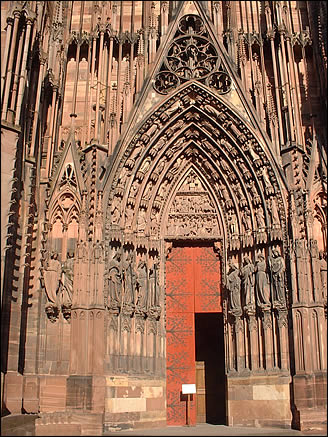 Le portail Nord de la cathédrale de Strasbourg
