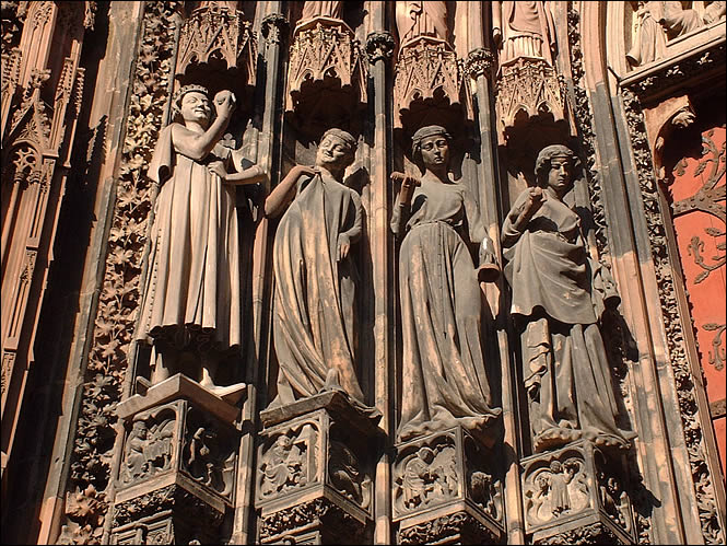 Les Vierges Folles de la cathédrale de Strasbourg