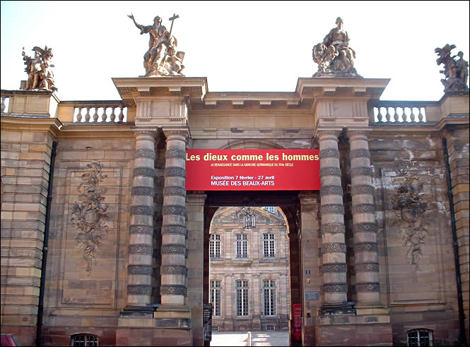 Le portail du palais des Rohan de Strasbourg