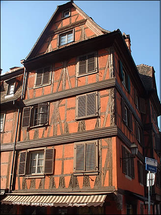 Maison à colombages place Saint Etienne à Strasbourg