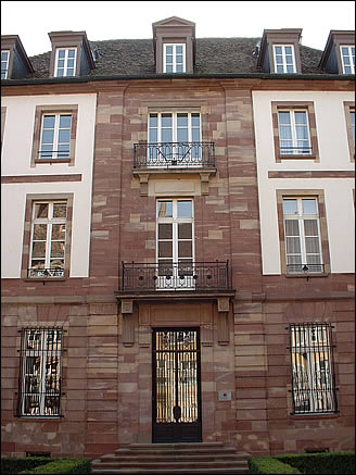 Immeuble de la rue du Dôme à Strasbourg