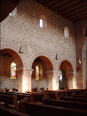 L'intérieur de l'église d'Altenstadt